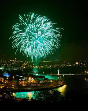 Fireworks - Halloween Derry 2011
